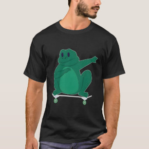 Camiseta Rana De Patinaje O Tapo En Skateboard Regalo Para