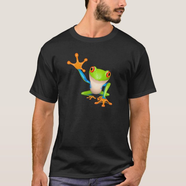 Camiseta Rana de pequeño árbol (Anverso)