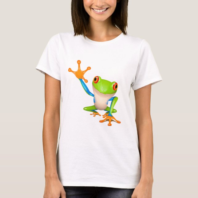 Camiseta Rana de pequeño árbol (Anverso)