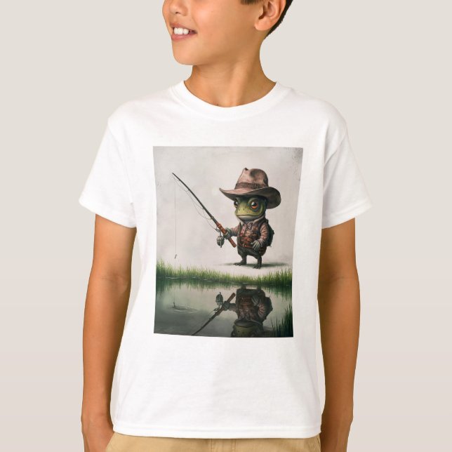 Camiseta Rana de pesca (Anverso)