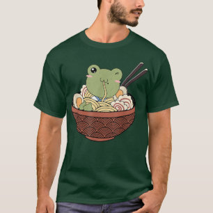 Camiseta Rana de Ramen Noodles japoneses de Ramen Cute Niño