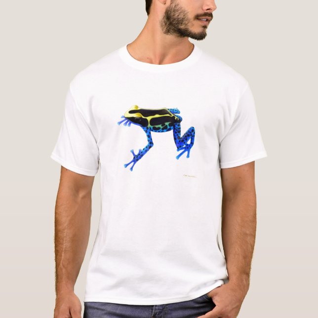 Camiseta Rana de teñido de la flecha del veneno (Anverso)