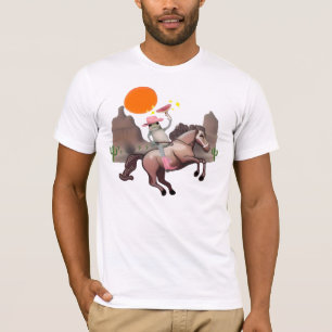 Camiseta Rana de toads Lover Lasso Caballo salvaje vaquero