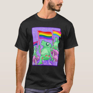 Camiseta Rana del aliado de la rana LGBTQ Orgullo LGBT Pane