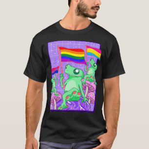 Camiseta Rana del aliado de la rana LGBTQ Orgullo LGBT Pans