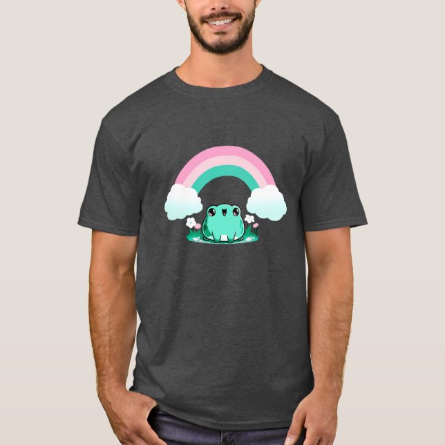 Camiseta Rana del arcoiris feliz (Anverso)