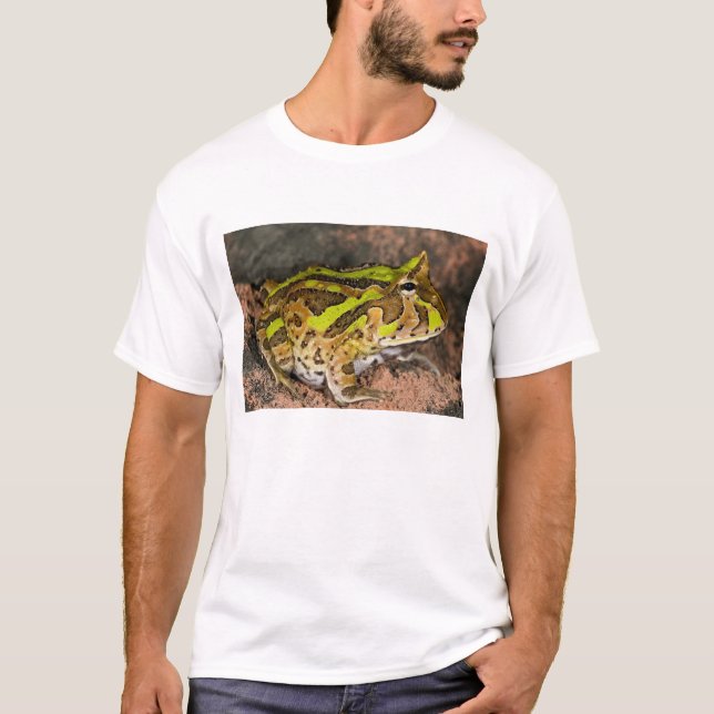 Camiseta Rana del cuerno brasileña, Ceratophrys cornuta, na (Anverso)