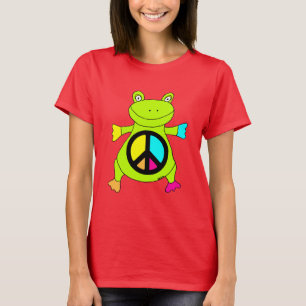 Camiseta Rana del signo de la paz