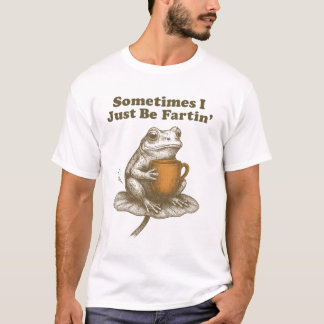 Camiseta Rana Divertida A Veces Solo Estoy Emitiendo Pedos