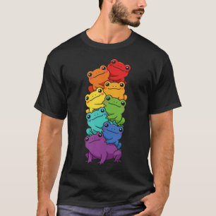 Camiseta Rana divertida arcoíris LGBT Orgullo gay lesbiana