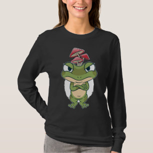 Camiseta Rana divertida con hongos
