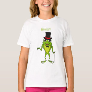 Camiseta Rana divertida con personalizado de sombrero super