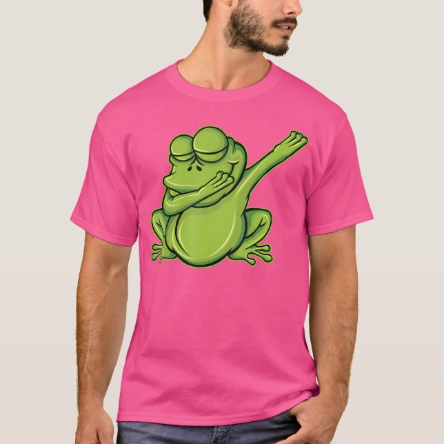 Camiseta Rana divertida Dab Dabbing Frog (Anverso)