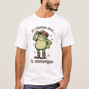 Camiseta Rana divertida de salud mental traviesa 