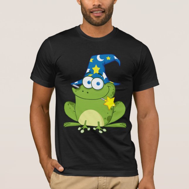 Camiseta Rana divertida del mago (Anverso)