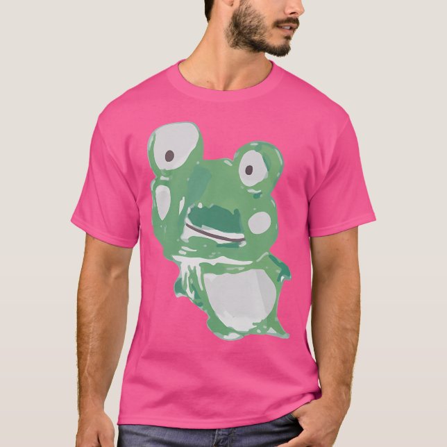 Camiseta Rana divertida fea pero linda rana Kawaii (Anverso)
