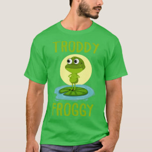 Camiseta Rana divertida Troddy Froggy Cute Frog Gift