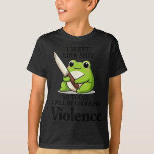 Camiseta Rana Dormí Así Hoy Elegiré Viol