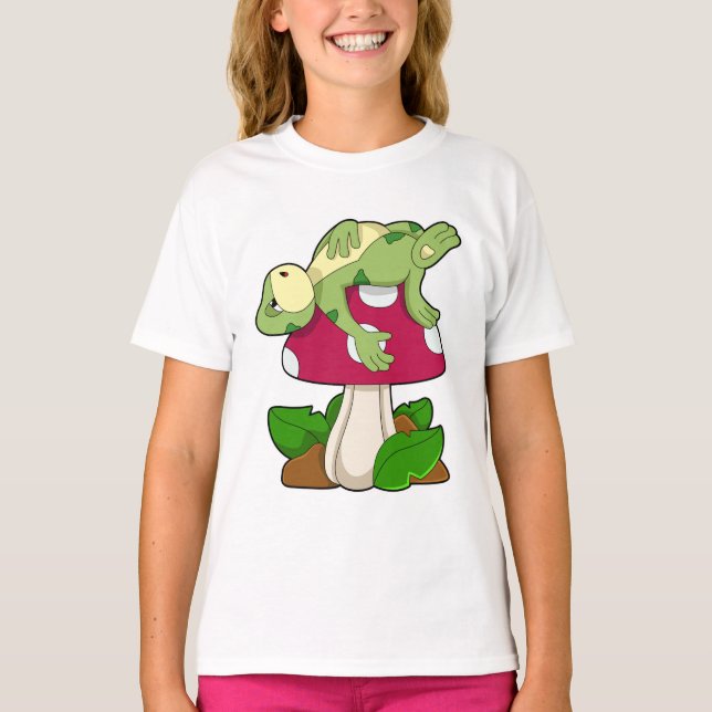 Camiseta Rana durmiendo con hongos (Anverso)