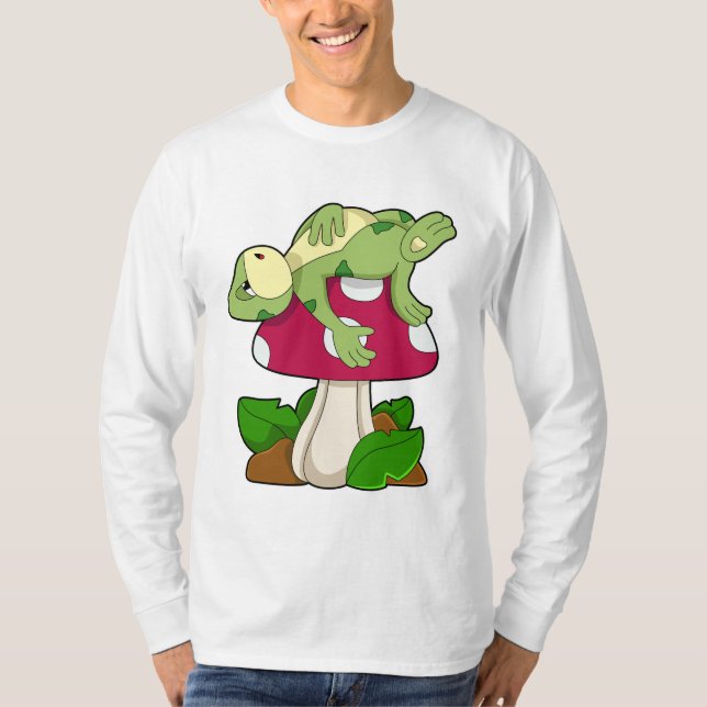 Camiseta Rana durmiendo con hongos (Anverso)