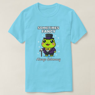 Camiseta Rana Elegante Lindo A Veces Elegante Siempre Schma