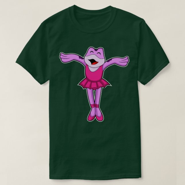 Camiseta Rana en ballet Dance con falda (Diseño del anverso)