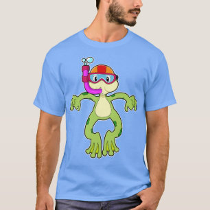 Camiseta Rana en buceo con tubo 2