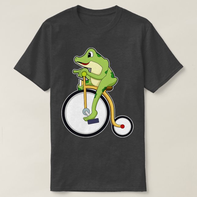 Camiseta Rana en circo con bicicleta (Diseño del anverso)