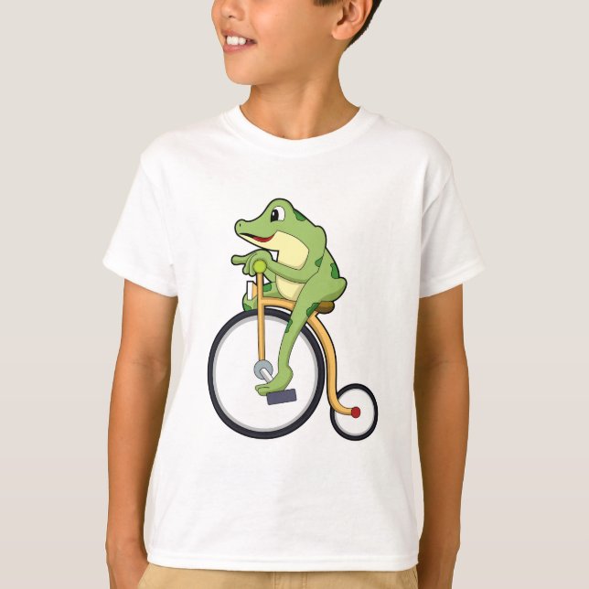 Camiseta Rana en circo con bicicleta.PNG (Anverso)