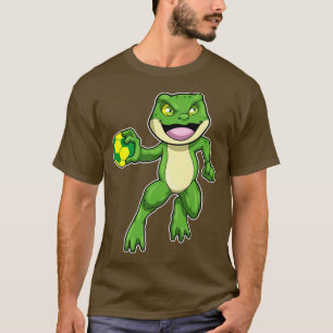 Camiseta Rana en deportes con balonmano