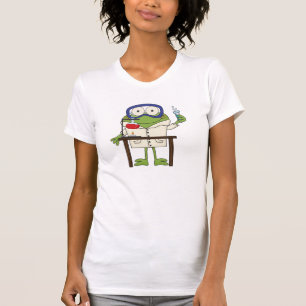 Camiseta Rana en el laboratorio de ciencia