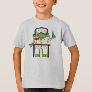 Camiseta Rana en el laboratorio de ciencia