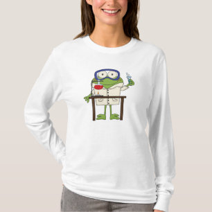 Camiseta Rana en el laboratorio de ciencia