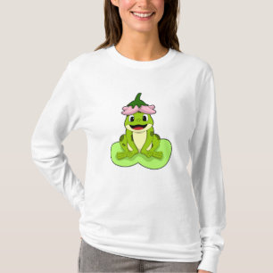 Camiseta Rana en hoja