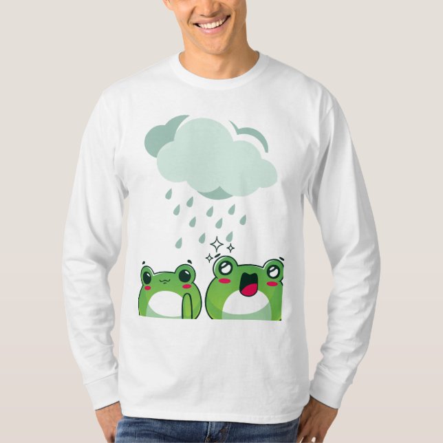 Camiseta rana en la inundación (Anverso)