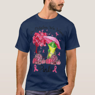 Camiseta Rana En Octubre Usamos Ca De Pechuga Rosa Otoño