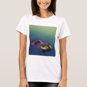 Camiseta Rana en ojos de rana verde agua