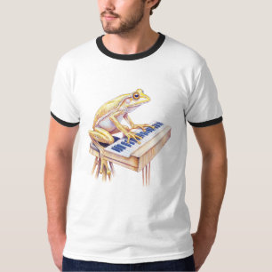Camiseta Rana en teclados