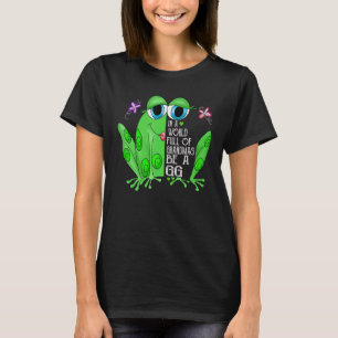 Camiseta Rana En Un Mundo Lleno De Abuelitos Sea Un Gg