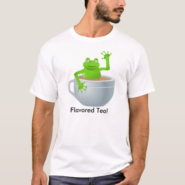 Camiseta Rana en un té (Anverso)