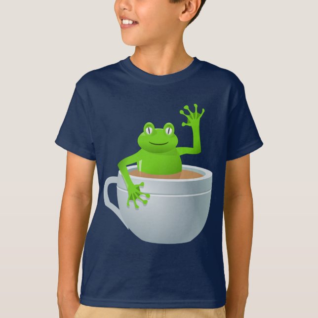 Camiseta Rana en un té (Anverso)