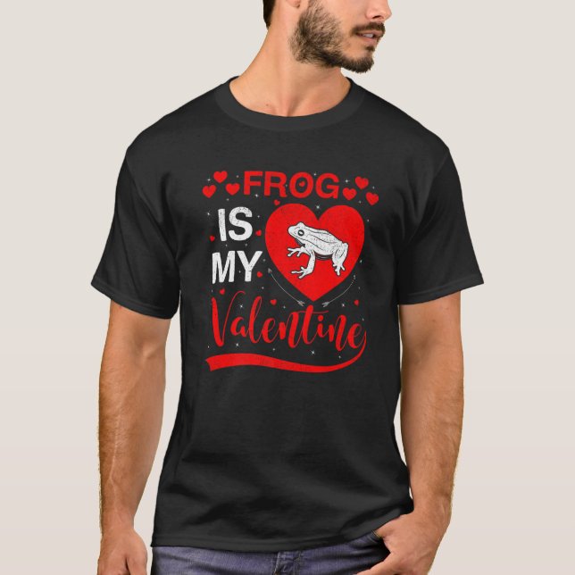 Camiseta Rana es mi sapo de San Valentín (Anverso)