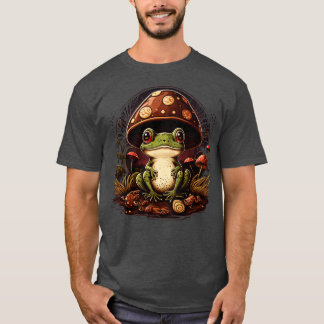 Camiseta rana estética en hongos 7