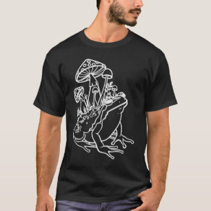Camiseta Rana Estética Mosaica Agaric Toadstool Foraging Mu