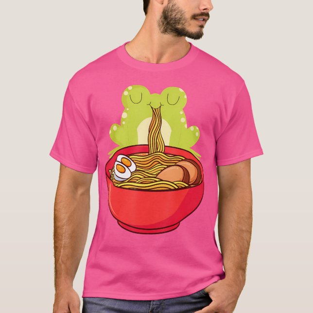 Camiseta Rana estética Ramen (Anverso)