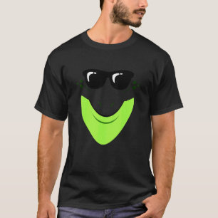 Camiseta Rana Fácil Cara de Rana Fría Estampado de Animal C
