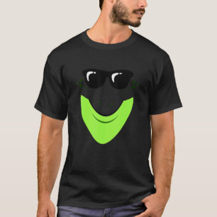 Camiseta Rana fácil Guay Frog Face Animal Print Lazy Face C