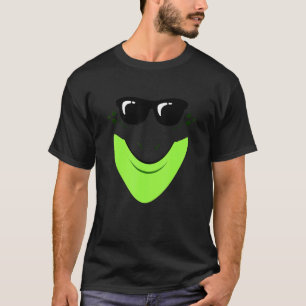 Camiseta Rana fácil Guay Frog Face Animal Print Lazy Face C