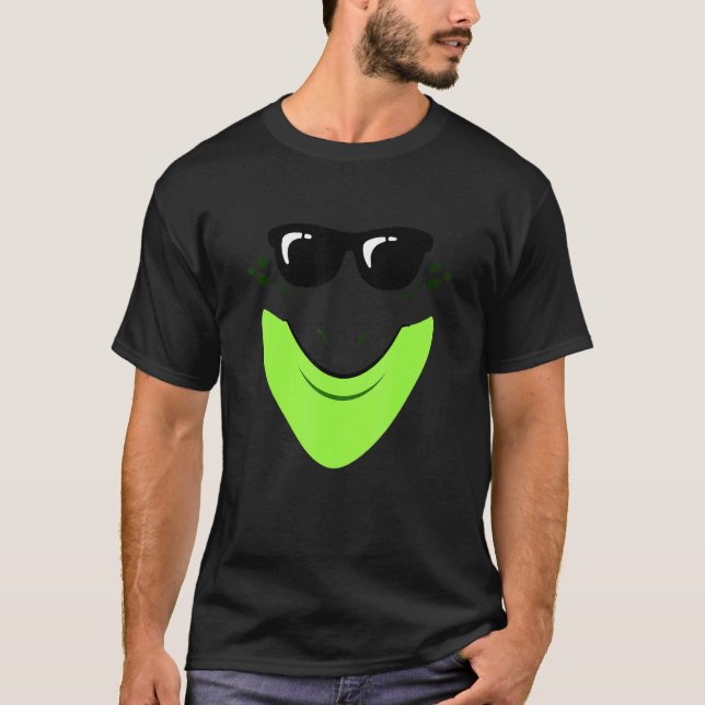 Camiseta Rana fácil Guay Frog Face Animal Print Lazy Face C (Anverso)