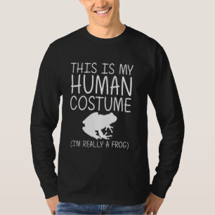 Camiseta Rana Fácil Halloween Diy Animal de Vestido Humano